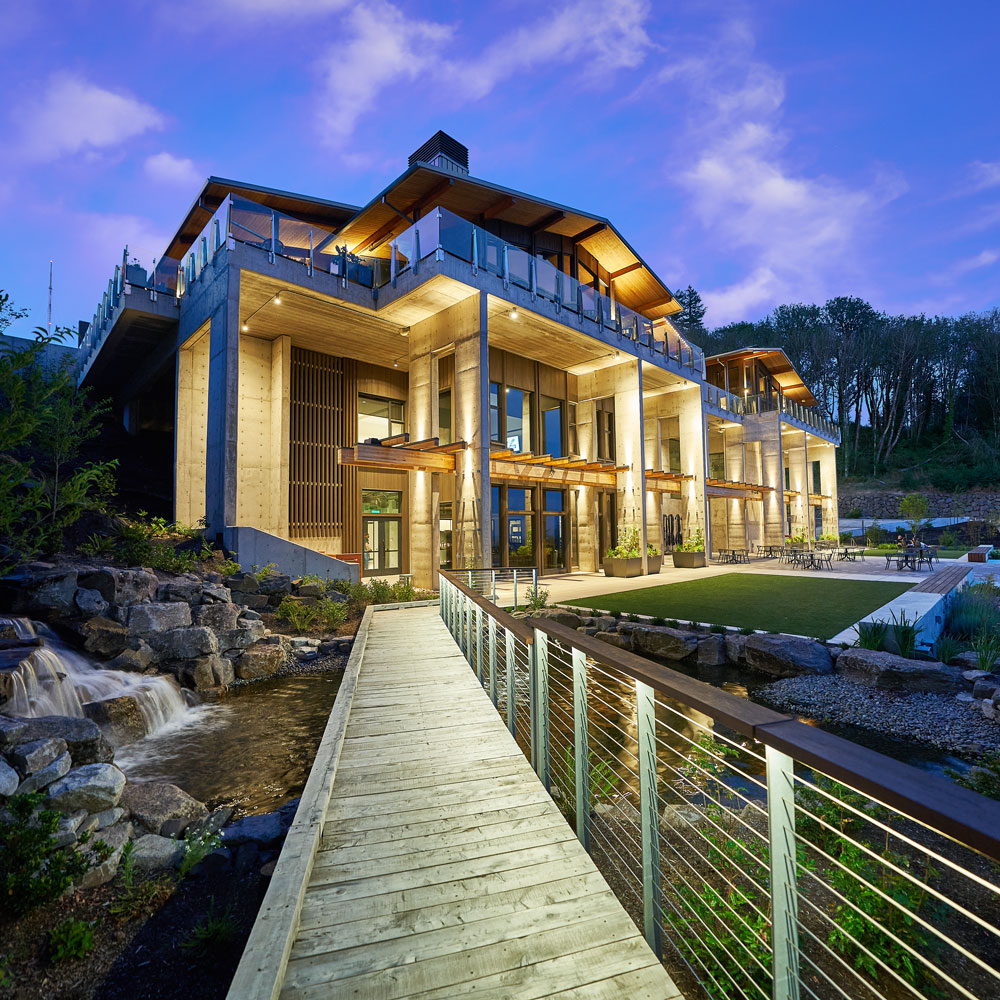 Amaterra Winery at Night